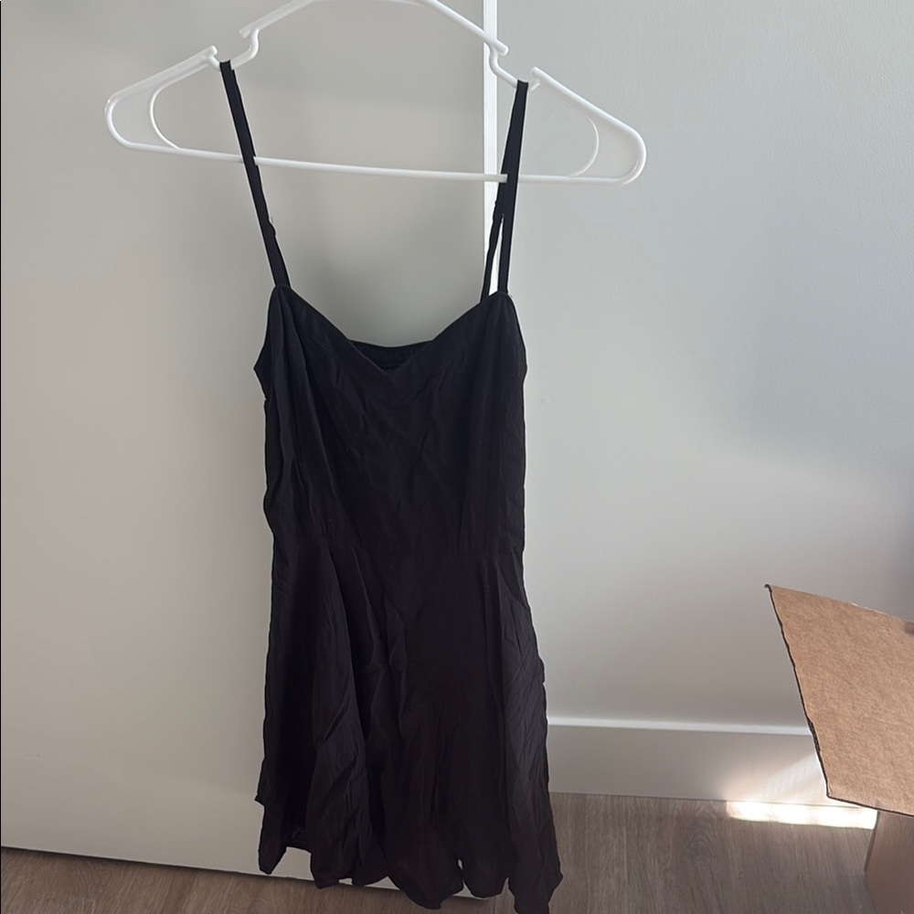 Black Spaghetti Strap Dress